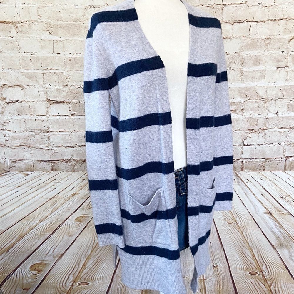 Madewell Kent striped cardigan open front